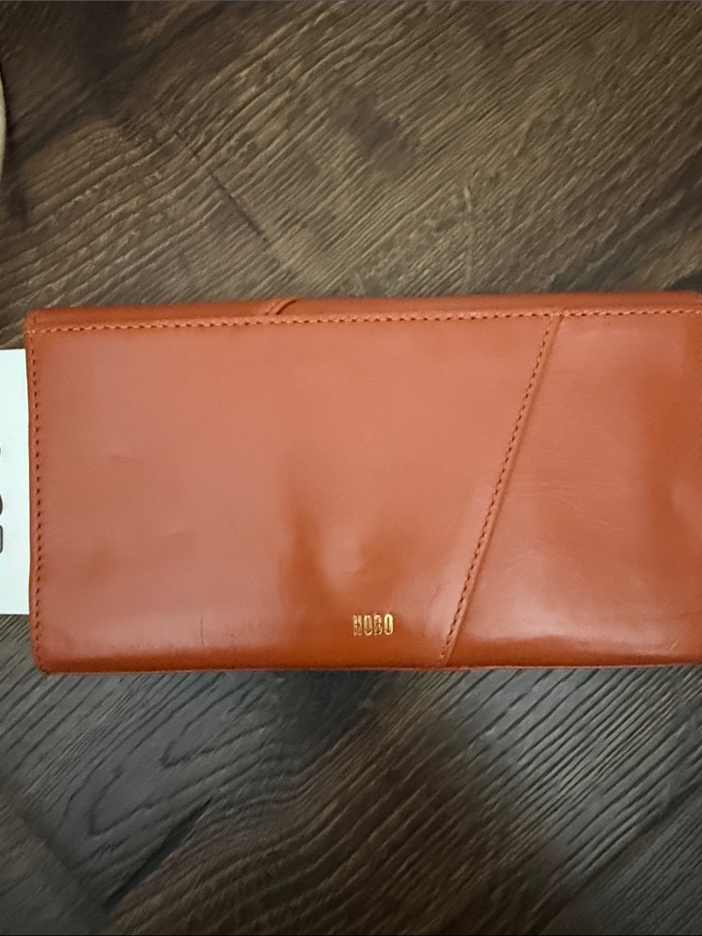 HOBO Leather Fold-Over Wallet Clutch - Picture 4 of 5